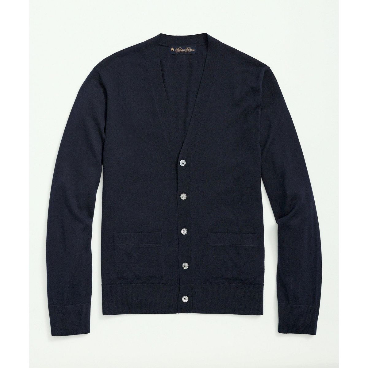BROOKS BROTHERS - Sweater Hombre Merino Cardigan Azul Brooks Brothers