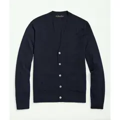 BROOKS BROTHERS - Sweater Hombre Merino Cardigan Azul