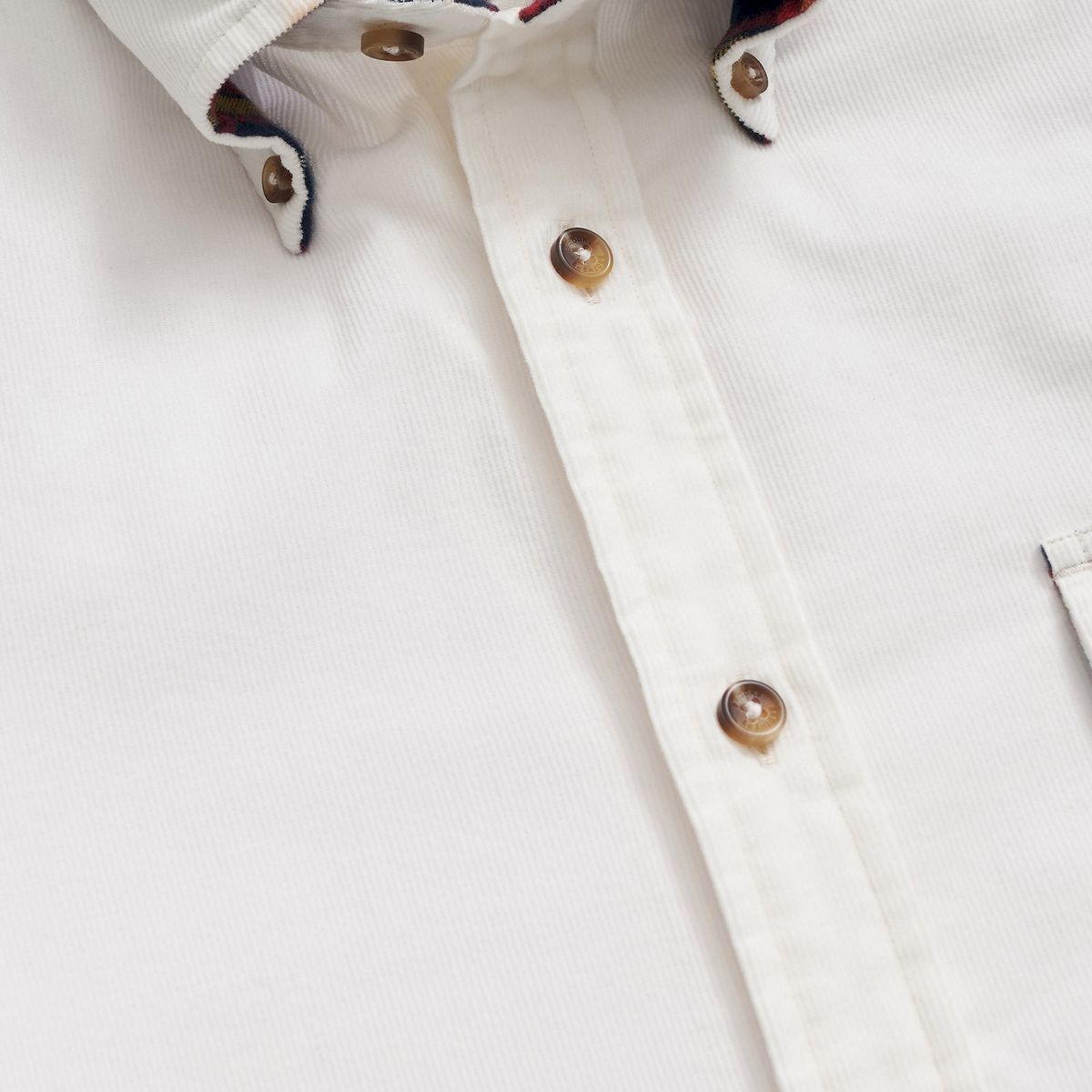 BROOKS BROTHERS - Camisa Hombre Ni Cotton Corduroy Archive Reg Blanco Brooks Brothers