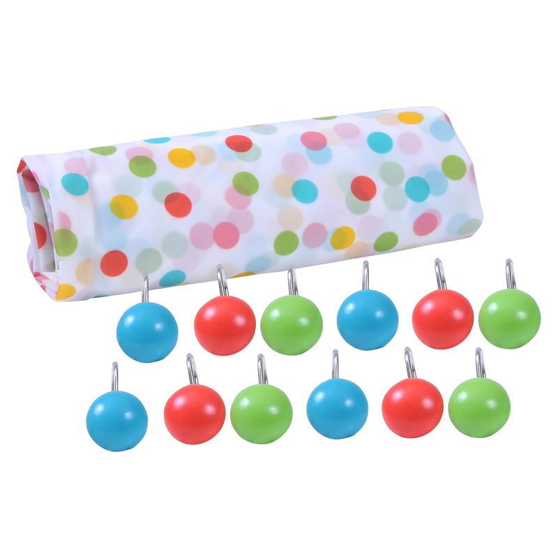 MASHINI - Set Cortina 2 Piezas Puntos Verde Mashini