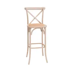 HABITA2 CHILE - Taburete Crossback de Madera 66 cm