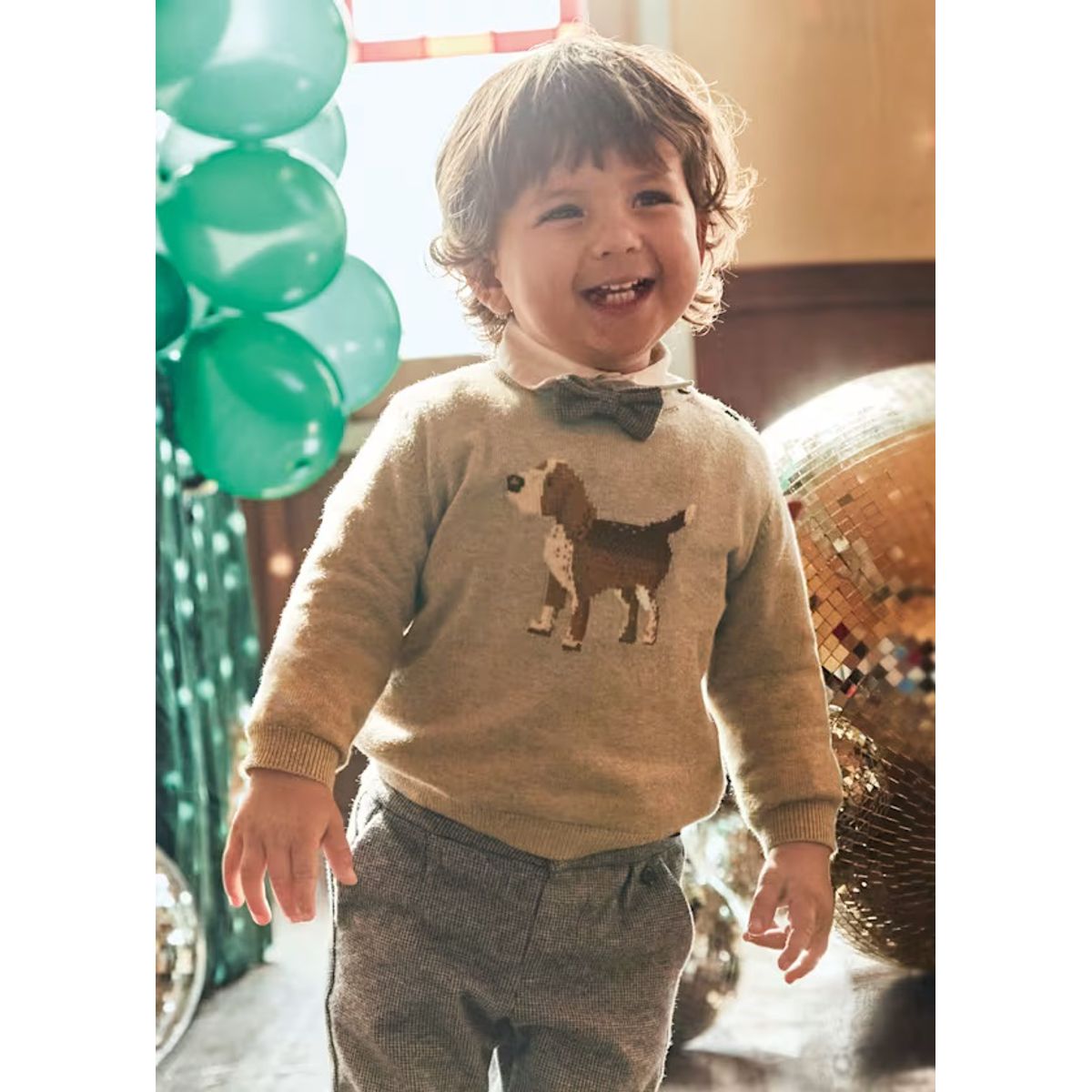 MAYORAL - Sweater tipo Jersey de manga larga para niño intarsia