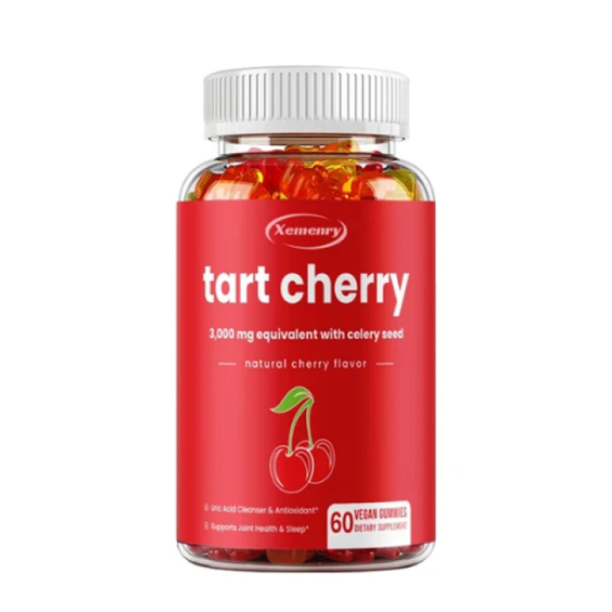 GENERICO - Acerola Bio Tart Cherry Vitamina C 3000mg Organica 60 Cherry