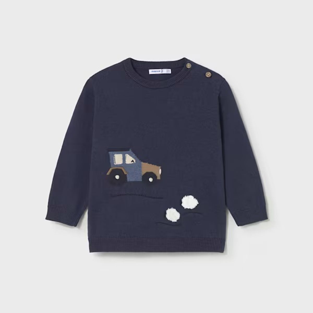 MAYORAL - Sweater tipo Jersey de manga larga para niño intarsia