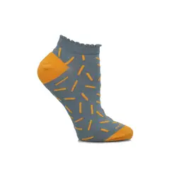 HUSH PUPPIES - Calcetín Algodón Mujer Ped St Stick Azul