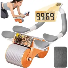 MOVI - Rueda Abdominal con Soporte en Codos y Rebote Automático