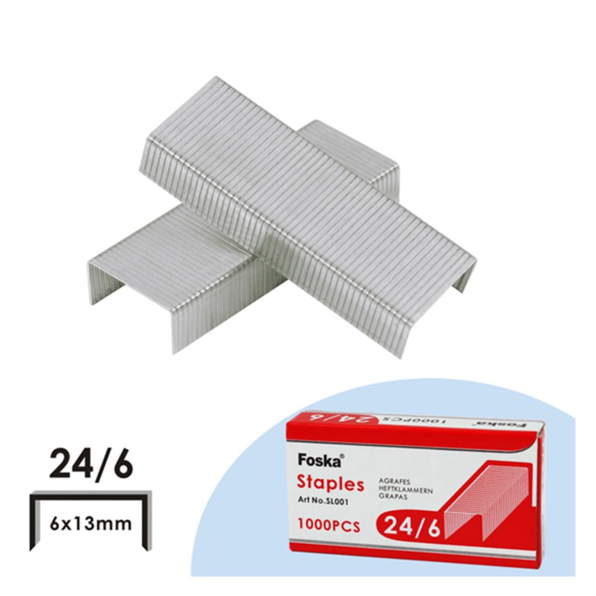 FOSKA - Corchetes 24/6 1000 und SL001 FOSKA