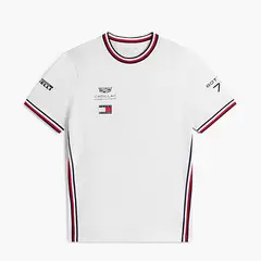 TOMMY HILFIGER - Polera Cadillac F1 Team Valteri Bottas Oficial 2026 Blanco