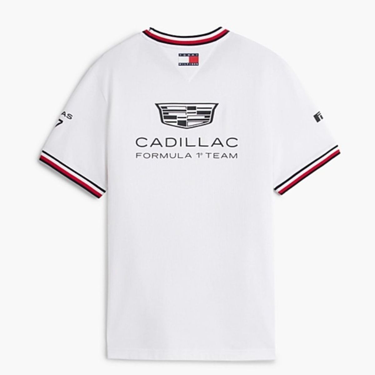 TOMMY HILFIGER - Polera TOMMY HILFIGER Cadillac F1 Team Valteri Bottas Oficial 2026 Blanco
