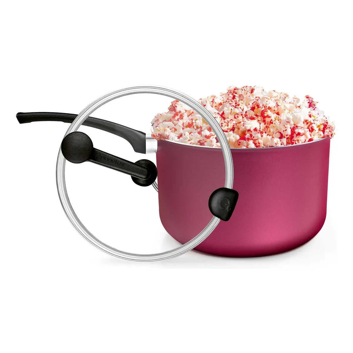 PANELUX - Olla De Cabritas Palomitas Panelux 3.5 Litros Antiadherente Color Cereza