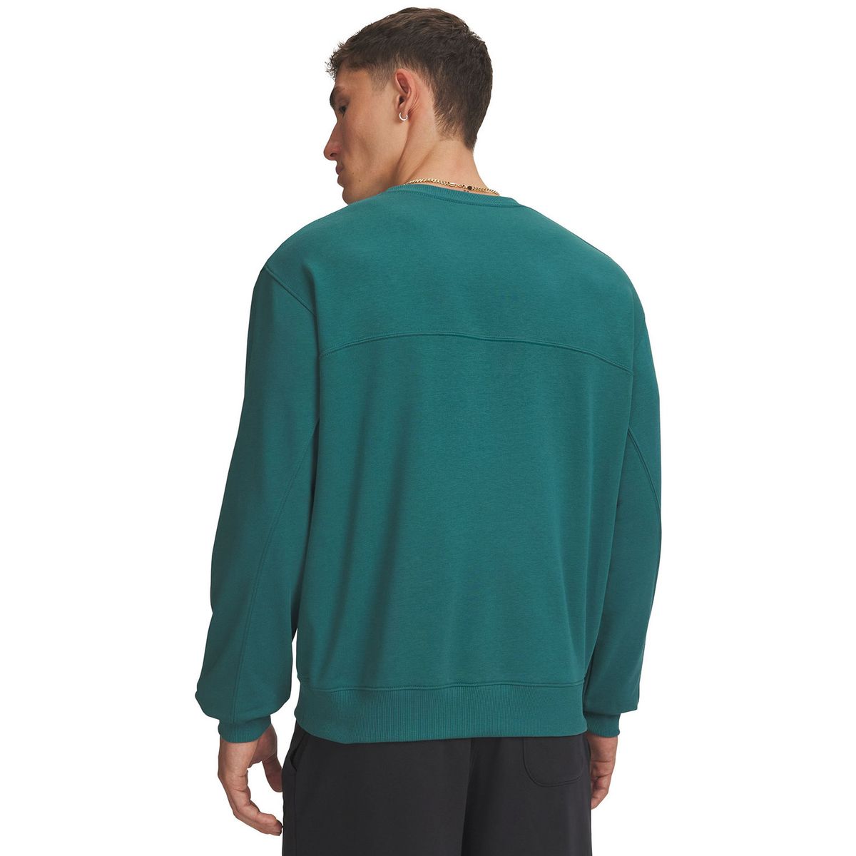 UNDER ARMOUR - Poleron Hombre Rival Lightweight Crew Verde UNDER ARMOUR