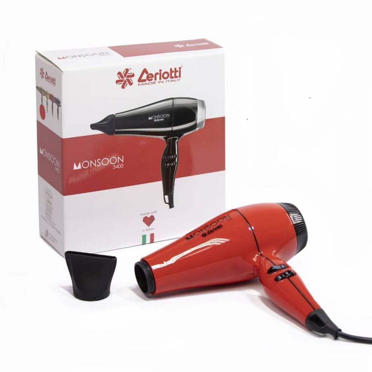 CERIOTTI - Ceriotti Secador Monsoon 3400 Rojo