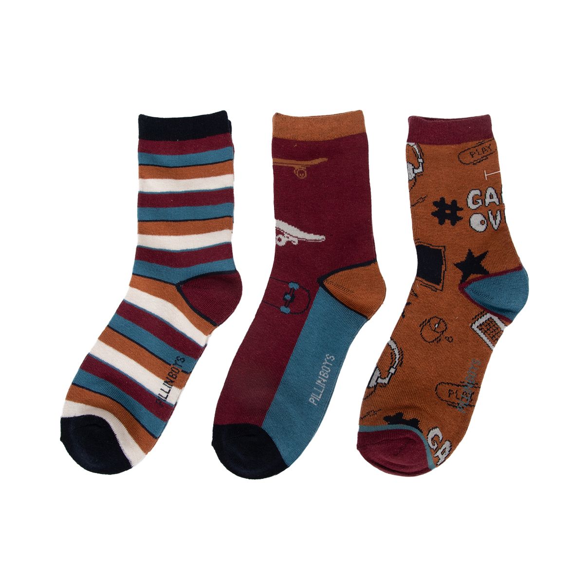 PILLIN - Calcetines  Multicolor Niño Pillin PAD132-26SUR