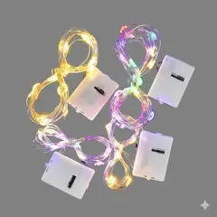 GENERICO - Guirnaldas de luces de hadas micro LED 3 Mts. Multicolor