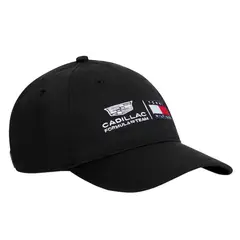 TOMMY HILFIGER - Gorro Cadillac F1 Team Oficial 2026 Doble Logo Negro