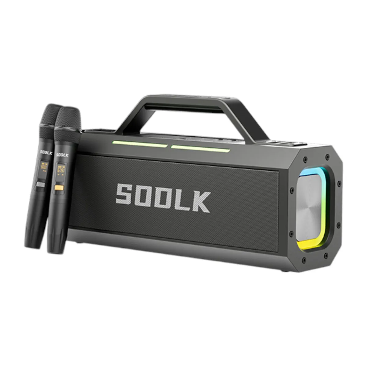 CASTLETEC - Parlante Altavoz Bluetooth 5.0 Karaoke 2Mic 150W 18000mAh IPX5 TWS SODLK S520
