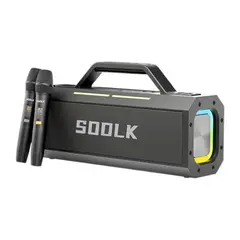 CASTLETEC - Parlante Altavoz Bluetooth 5.0 Karaoke 2Mic 150W 18000mAh IPX5 TWS SODLK S520