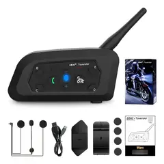 GENERICO - Intercomunicador V6pro+ Para Casco De Motocicleta BELUG