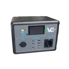 GENERICO - Estación de Energía Portátil 500W 12V/220V 8 Puertos de Carga