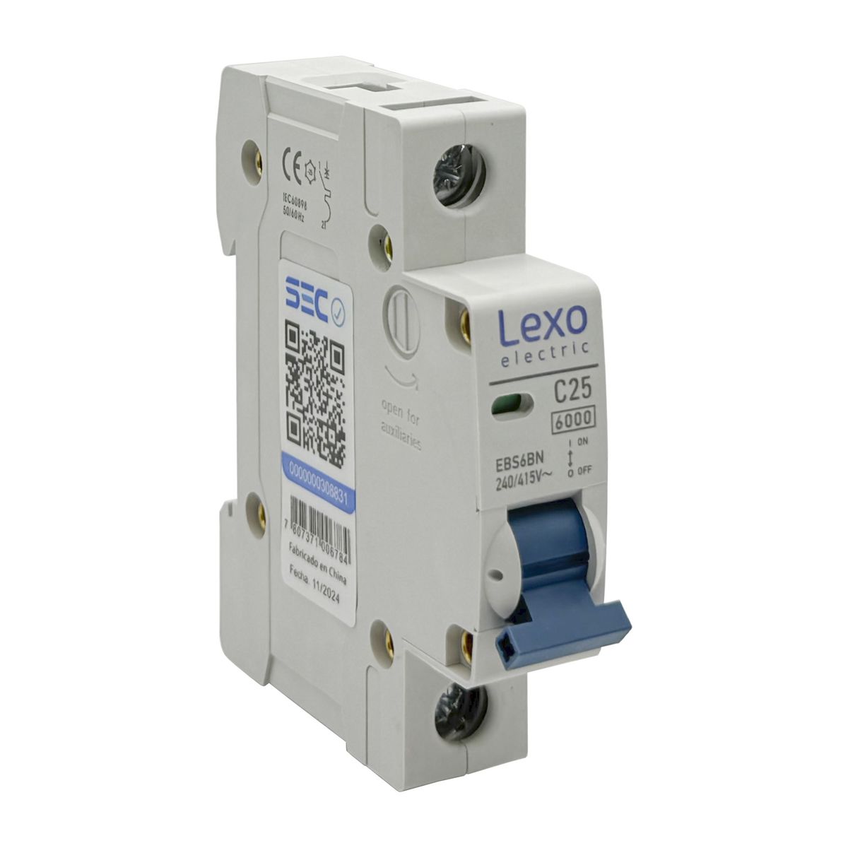 LEXO - Interruptor Automático 1p 25a 1x25a 6ka Curva C - Lexo