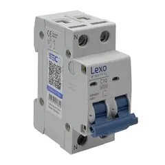 LEXO - Interruptor Automático Bipolar 2p 10a 2x10a 6ka Curva C -