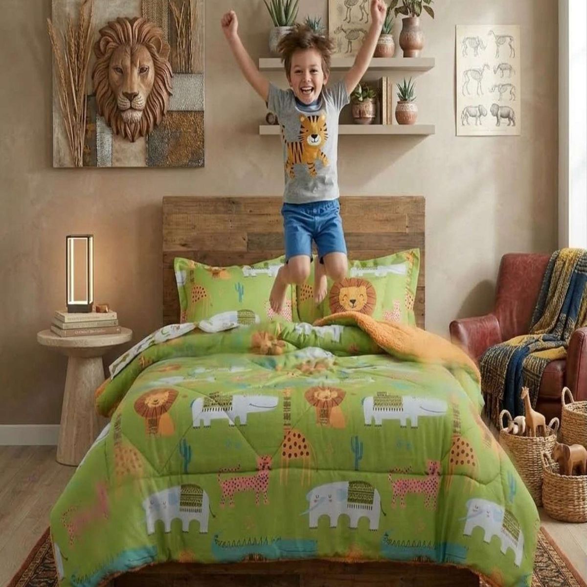 GENERICO - Plumón Infantil Invierno plaza y media con Chiporro Extra Suave