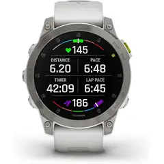 GARMIN - Epix Gen 2, Smartwatch Activo Premium, Titanio Blanco de 47 mm, Reacondicionado de Fábrica