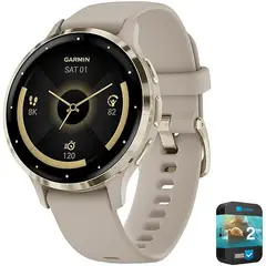 GARMIN - Venu 3S Smartwatch Fitness con GPS, Bisel Dorado con Caja Rosa 41 mm - Reacondicionado