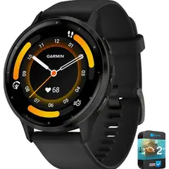 GARMIN - Venu 3S Smartwatch Fitness con GPS, Bisel Pizarra Correa Negra 41 mm - Reacondicionado