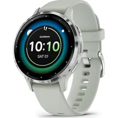 GARMIN - Venu 3S Smartwatch Fitness con GPS, Bisel Plateado Correa Gris 41 mm - Reacondicionado