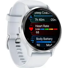 GARMIN - Venu 3 Smartwatch Fitness con GPS, Bisel Plateado Correa Whitestone 45 mm - Reacondicionado