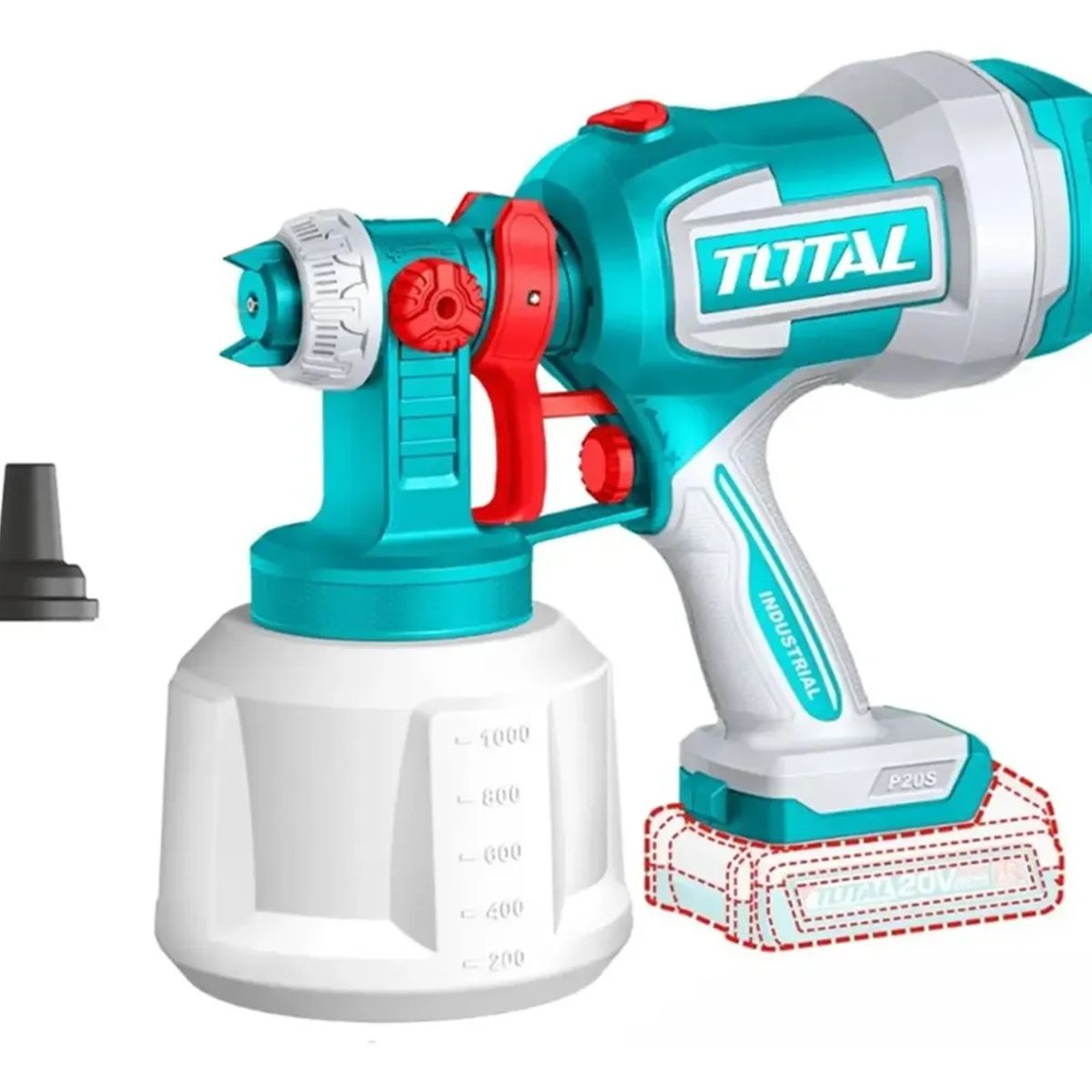 TOTAL TOOLS - Pistola Pintar Inalambrico 20v 800ml Total