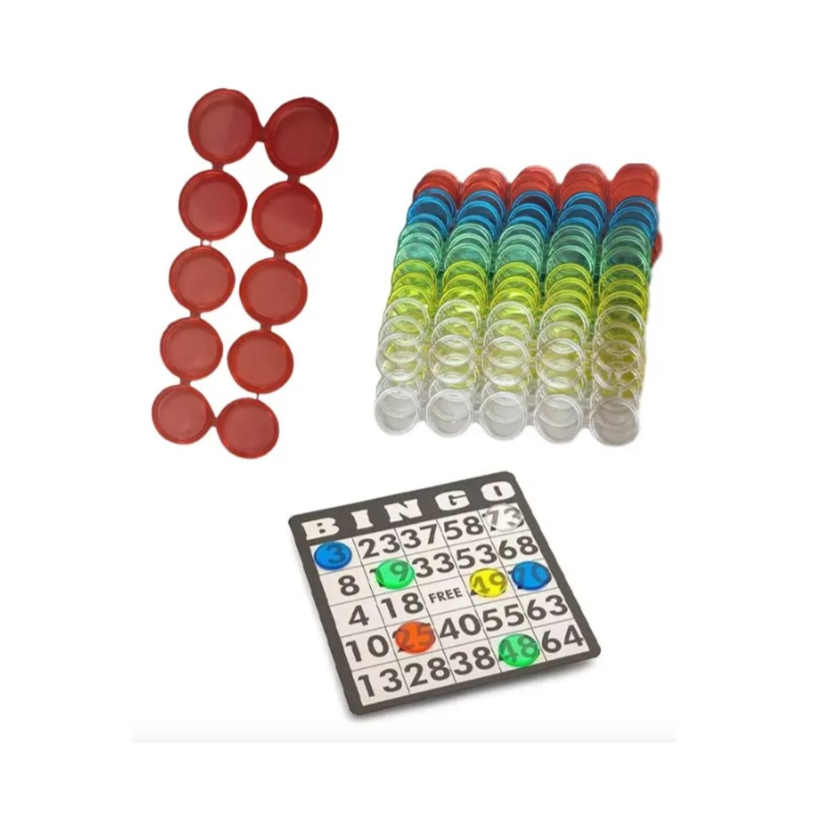 GENERICO - Bingo Profesional Set Completo con Tómbola Metálica y 18 Cartones