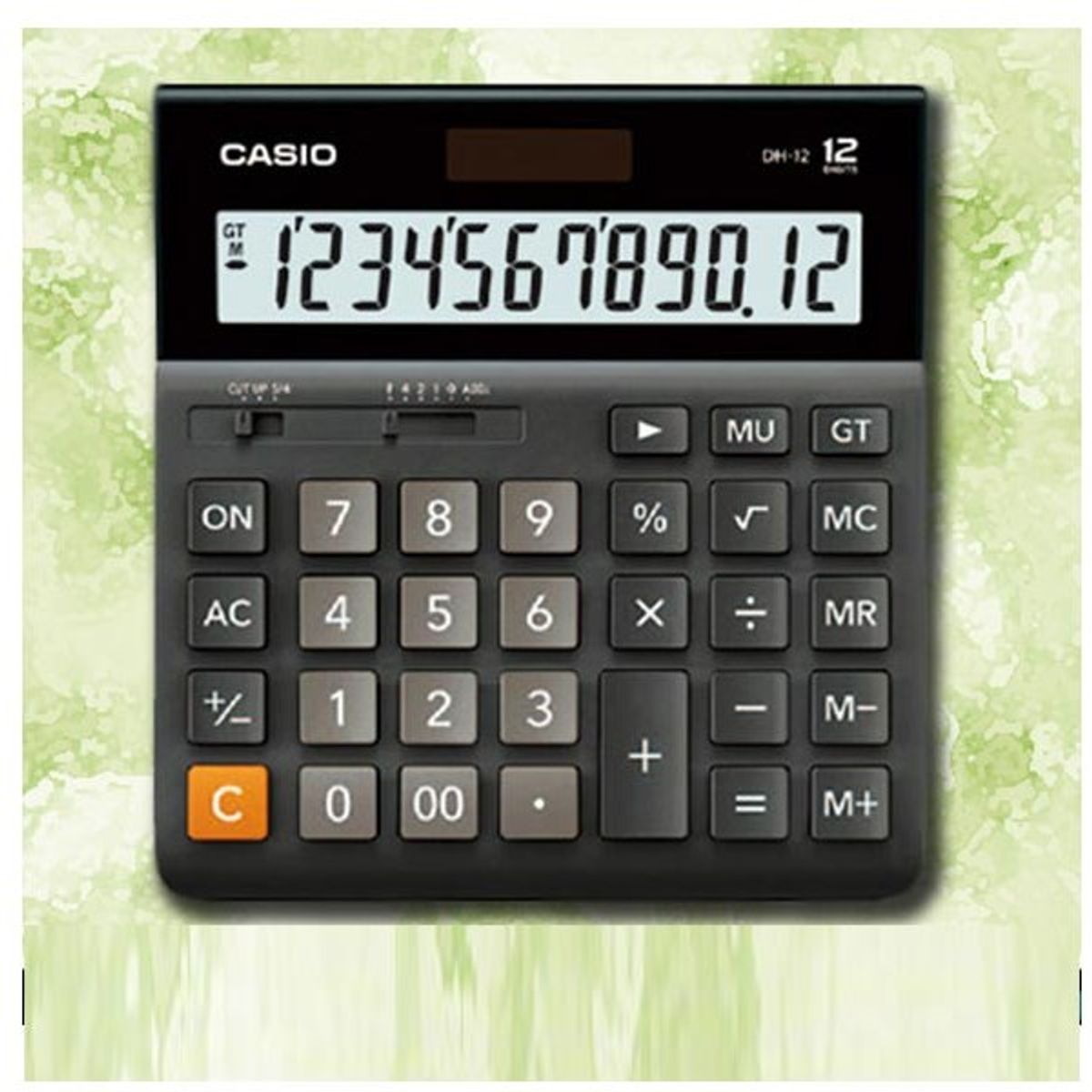 CASIO - CALCULADORA CASIO DH12-BK 12 DIGITOS  FORMATO ANCHO