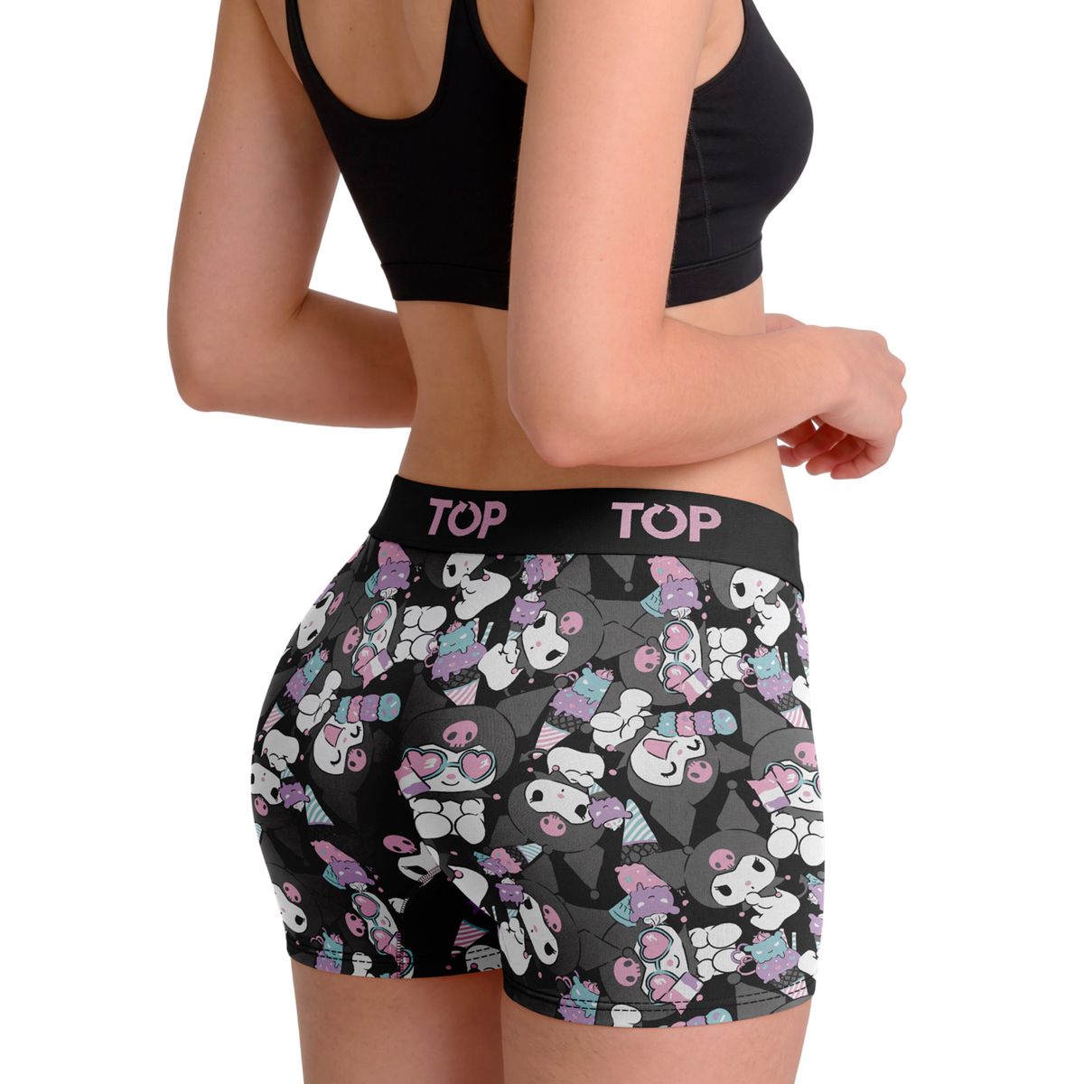 TOP - Bóxer Medio MUJER Algodón Pack 3 Kuromi C12 Top
