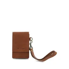 HUSH PUPPIES - Billetera Cuero Mujer Om Grace Strap Caramelo