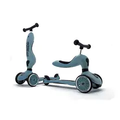 SCOOT AND RIDE - Scooter 2 En 1 Highwaykick 1 Acero