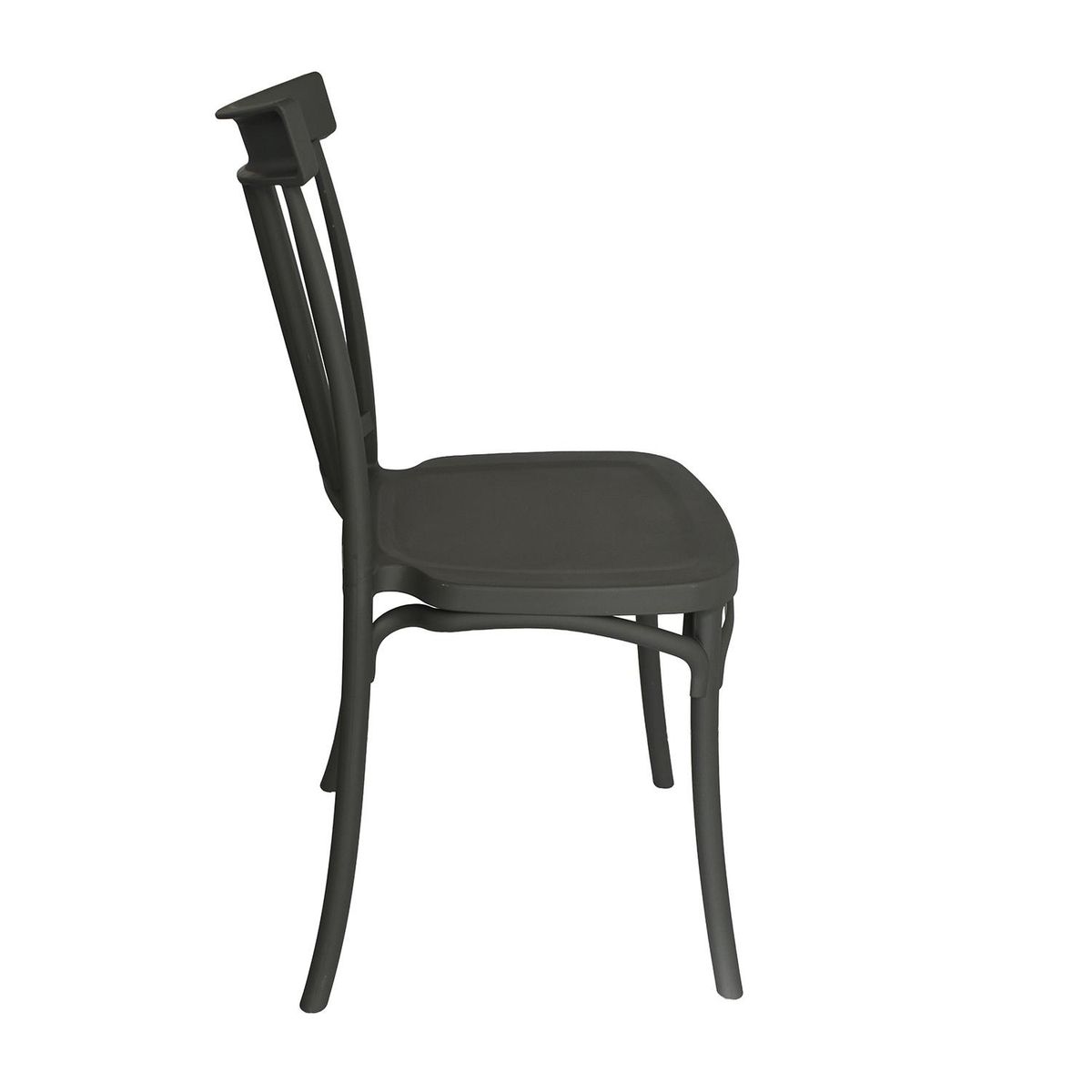 ESCANDINAVIA - Silla Plástico Apilable Deco Viken Gris Escandinavia