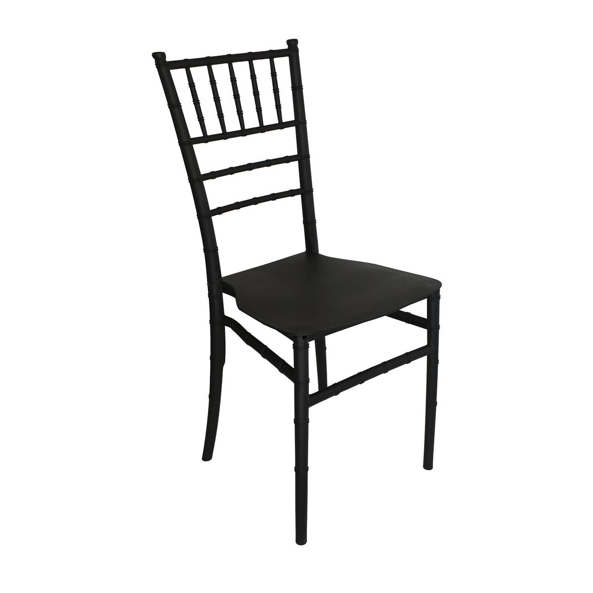 ESCANDINAVIA - Silla Plástico Apilable Deco Svenna Negra Escandinavia