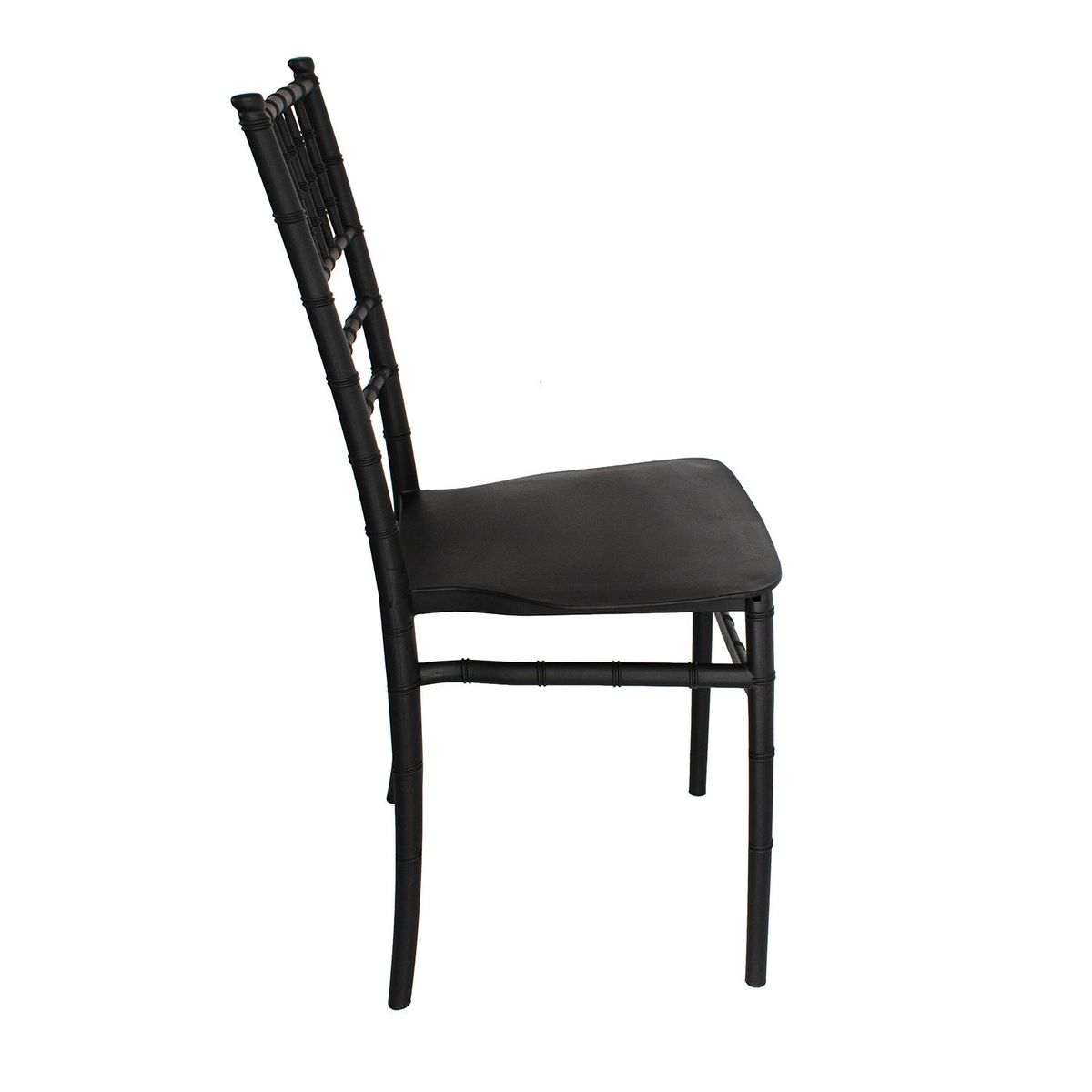 ESCANDINAVIA - Silla Plástico Apilable Deco Svenna Negra Escandinavia