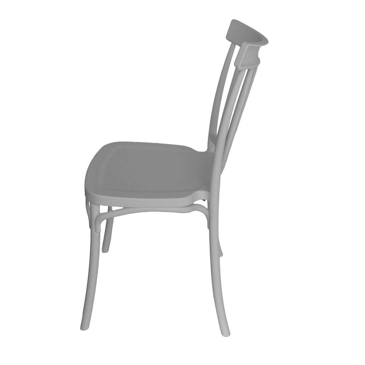 ESCANDINAVIA - Silla Plástico Apilable Deco Viken Blanca Escandinavia
