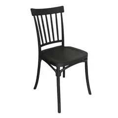 ESCANDINAVIA - Silla Plástico Apilable Deco Viken Negra