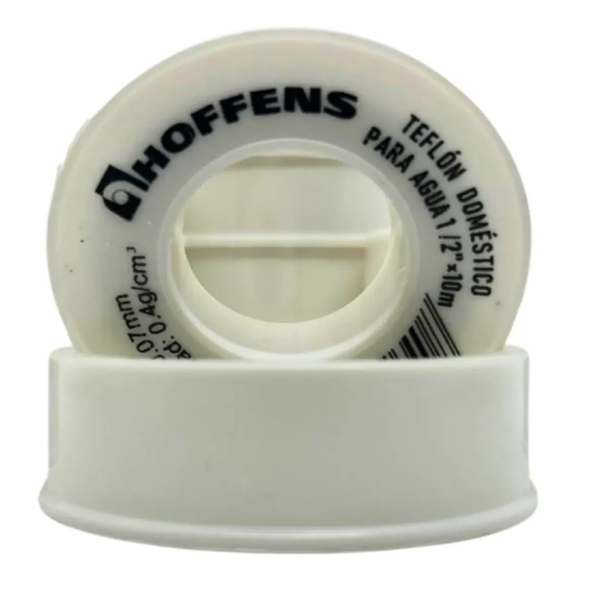 HOFFENS - Cinta Teflon Hoffens Un Medio X 10 Metros Sello Hermético Agua