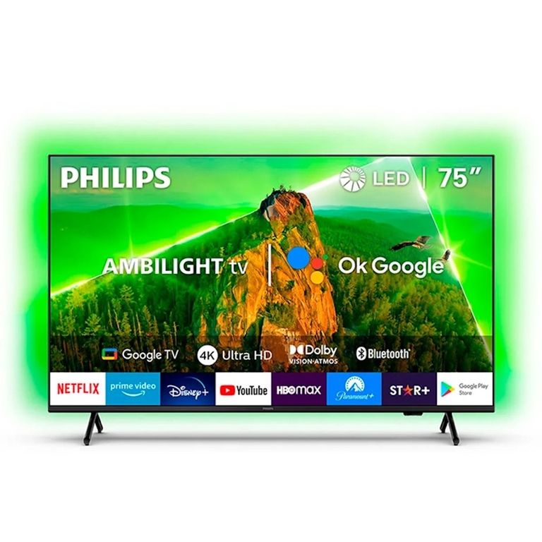 Smart TV 75" 4K UHD Ambilight
