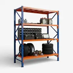 GENERICO - Estanteria mini rack 200X60 cm 4 niveles Mod MR200X60