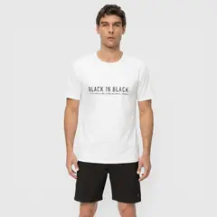 BLACK - Polera Performance White Bubba