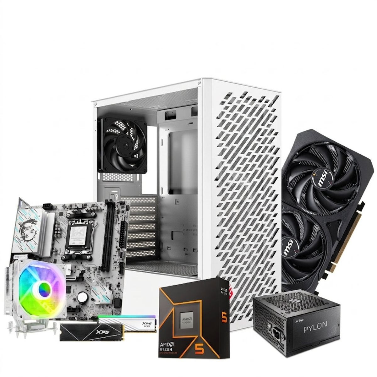 GENERICO - PC GAMER GOLD - AMD RYZEN 5 9600X - M/B MSI B840M Gaming