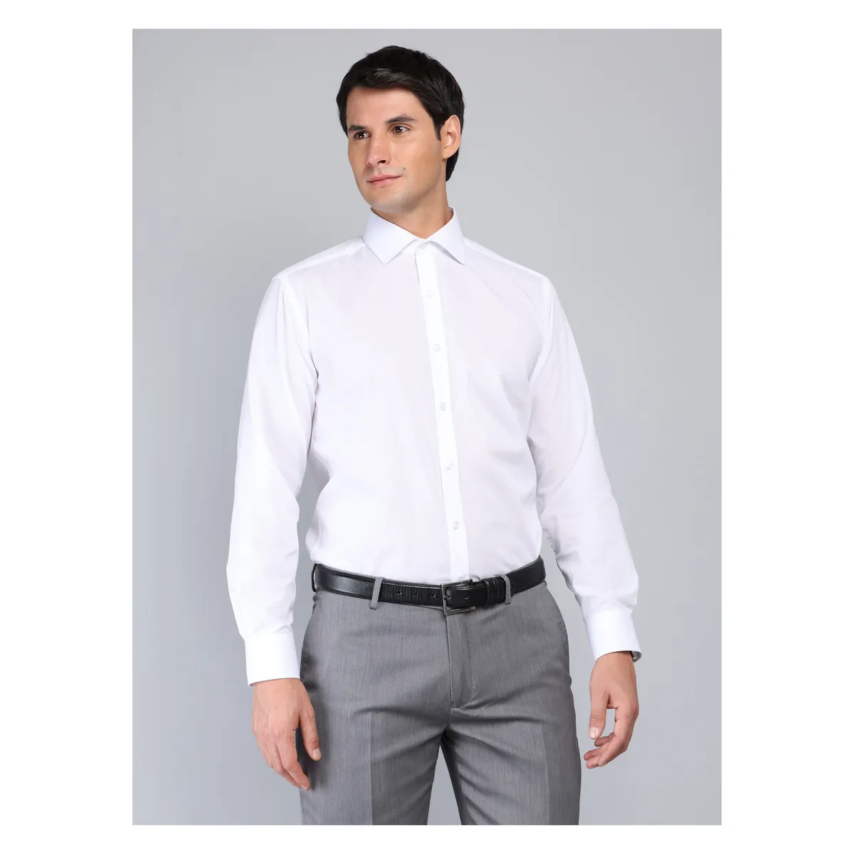 VAN HEUSEN - Camisa Formal Texturada Slim Fit Blanco Van Heusen VAN HEUSEN