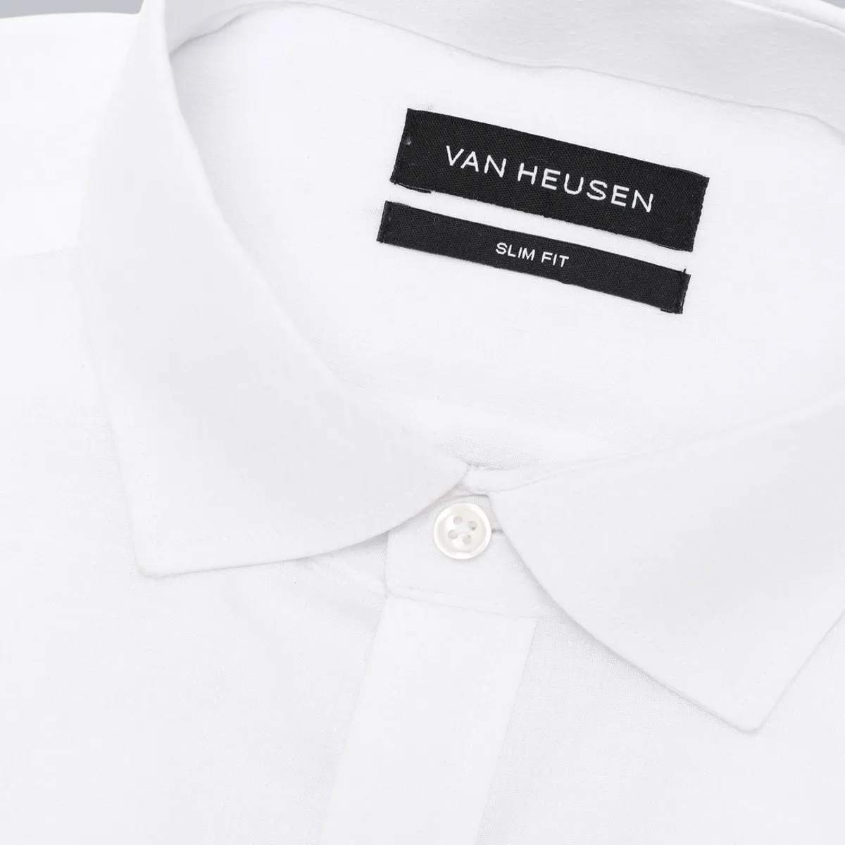 VAN HEUSEN - Camisa Formal Texturada Slim Fit Blanco Van Heusen VAN HEUSEN