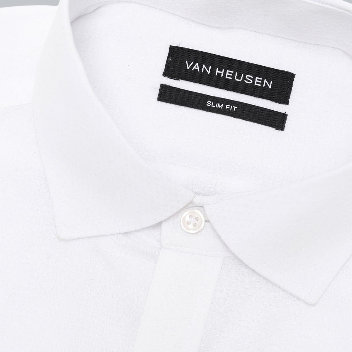 VAN HEUSEN - Camisa Formal Texturada Slim Fit Blanco Van Heusen VAN HEUSEN